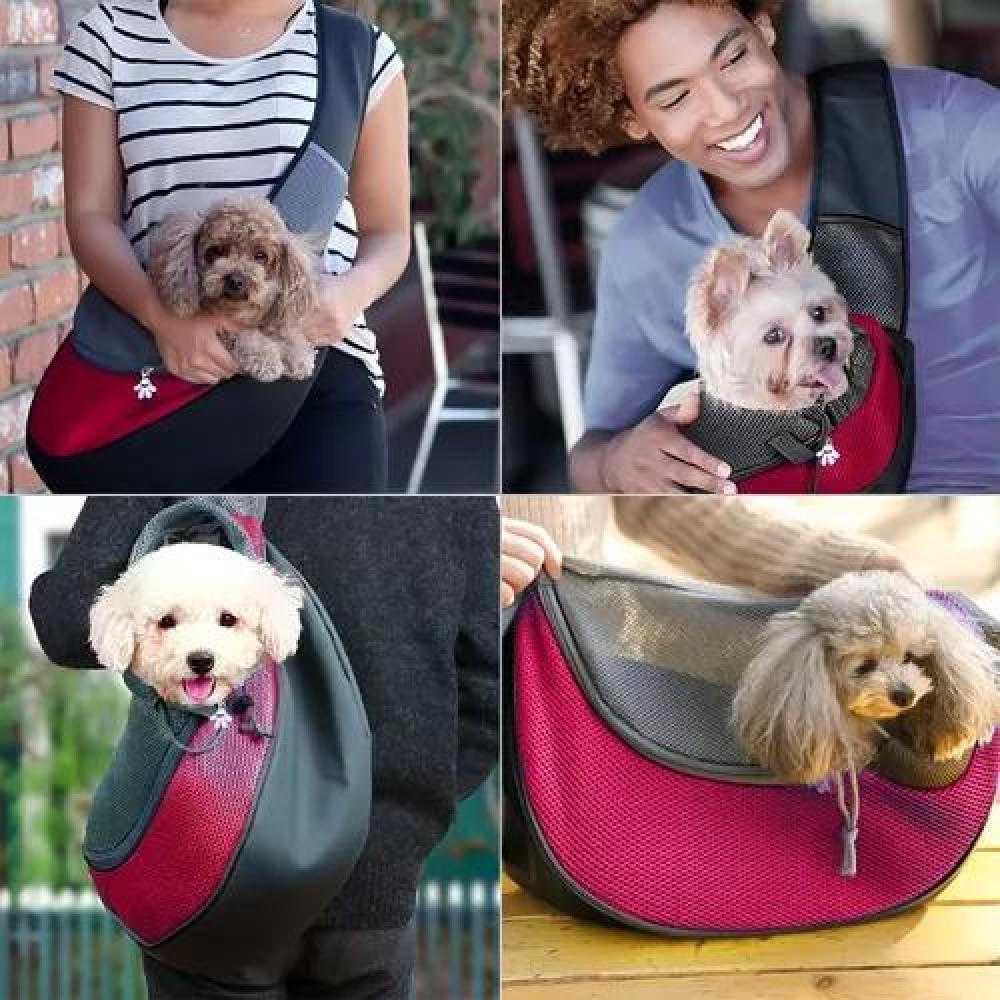 BOLSO PERROS Y GATOS TRANSPORTADOR MOCHILA FUCSIA - 7