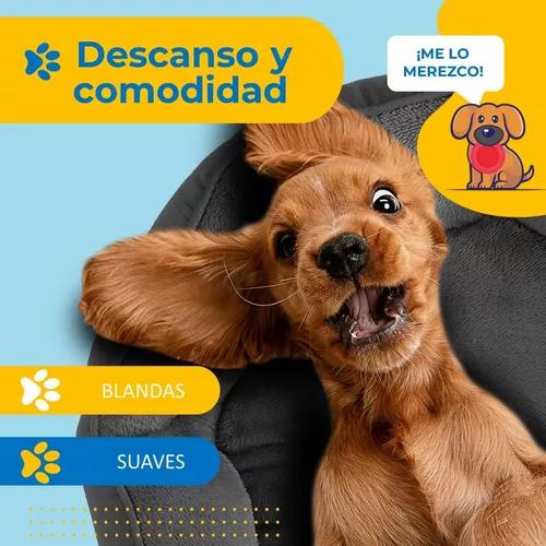 CAMA ULTRASUAVE ANTIESTRÉS PARA MASCOTAS PERROS Y GATOS GRIS - 3