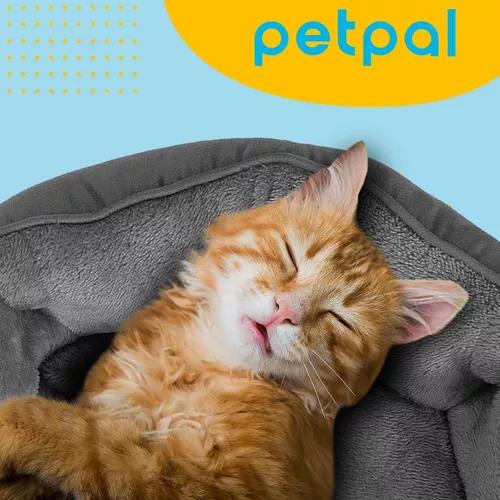 CAMA ULTRASUAVE ANTIESTRÉS PARA MASCOTAS PERROS Y GATOS GRIS - 7