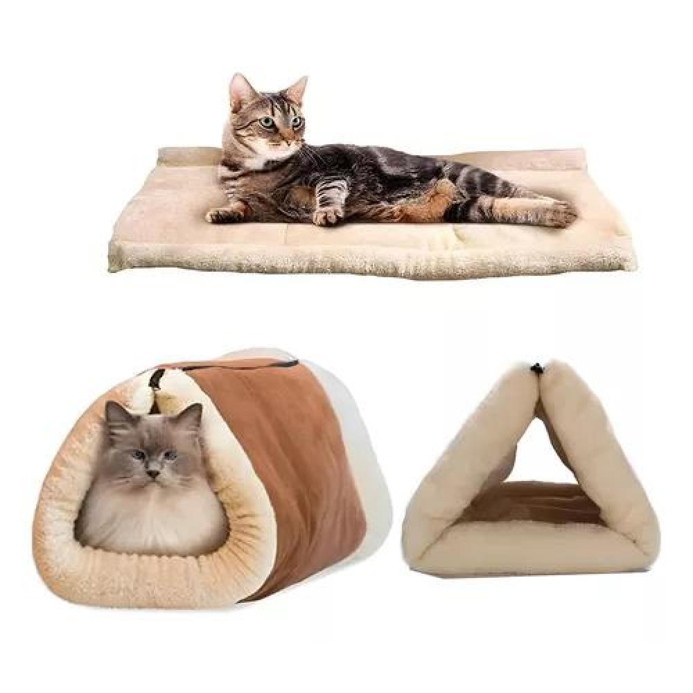 CAMAS PARA GATOS O PERROS IGLÚ 28 CM BEIGE - 6