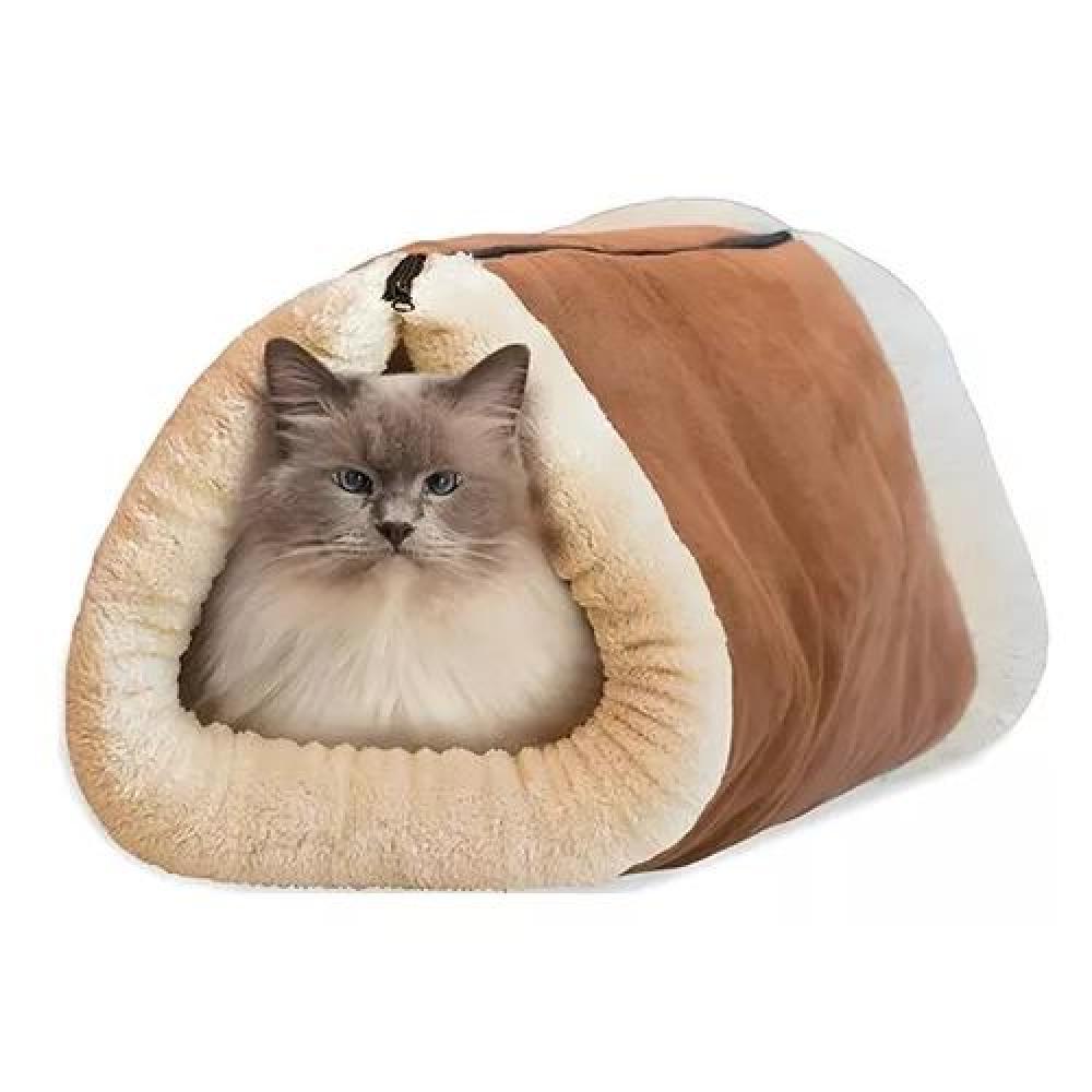 CAMAS PARA GATOS O PERROS IGLÚ 28 CM BEIGE - 7