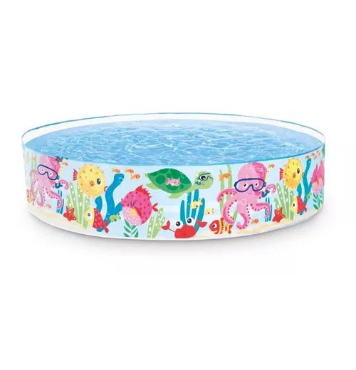 PISCINA ESTRUCTURAL INTEX REDONDA 183 CM DISEÑO MARINO 958 L - 2