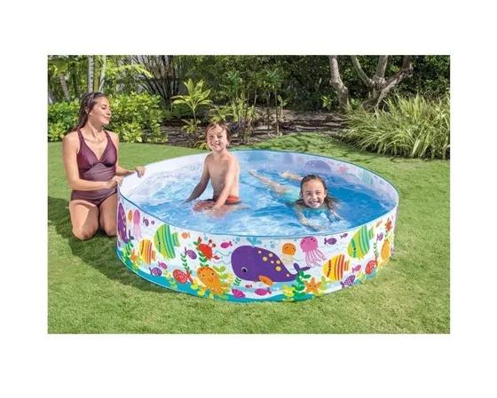 PISCINA ESTRUCTURAL INTEX REDONDA 183 CM DISEÑO MARINO 958 L - 3