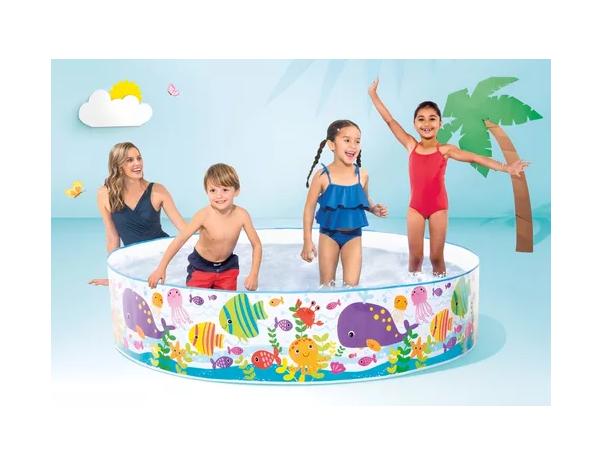 PISCINA ESTRUCTURAL INTEX REDONDA 183 CM DISEÑO MARINO 958 L - 4
