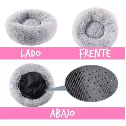 CAMA PARA MASCOTAS ANTIESTRÉS 110 CM TALLA XXL GRIS - 8
