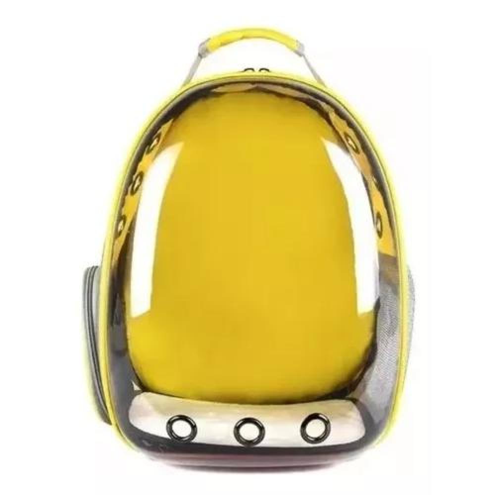 BOLSO PERROS Y GATOS CANIL MOCHILA TRANSPORTADORA AMARILLO - 4