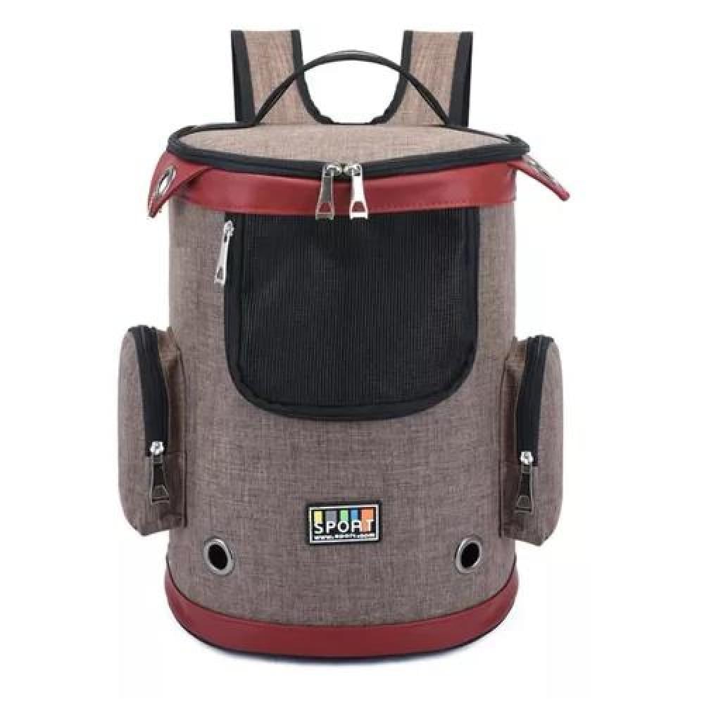 MOCHILA TRANSPIRABLE MARRÓN - 1