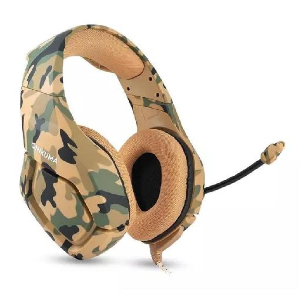 AURICULARES GAMER INALÁMBRICOS ONIKUMA K1-B CAMOUFLAGE YELLOW - 3