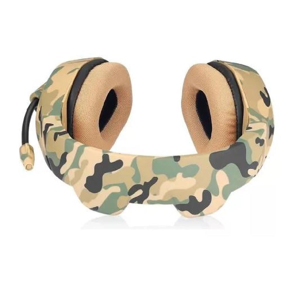 AURICULARES GAMER INALÁMBRICOS ONIKUMA K1-B CAMOUFLAGE YELLOW - 4