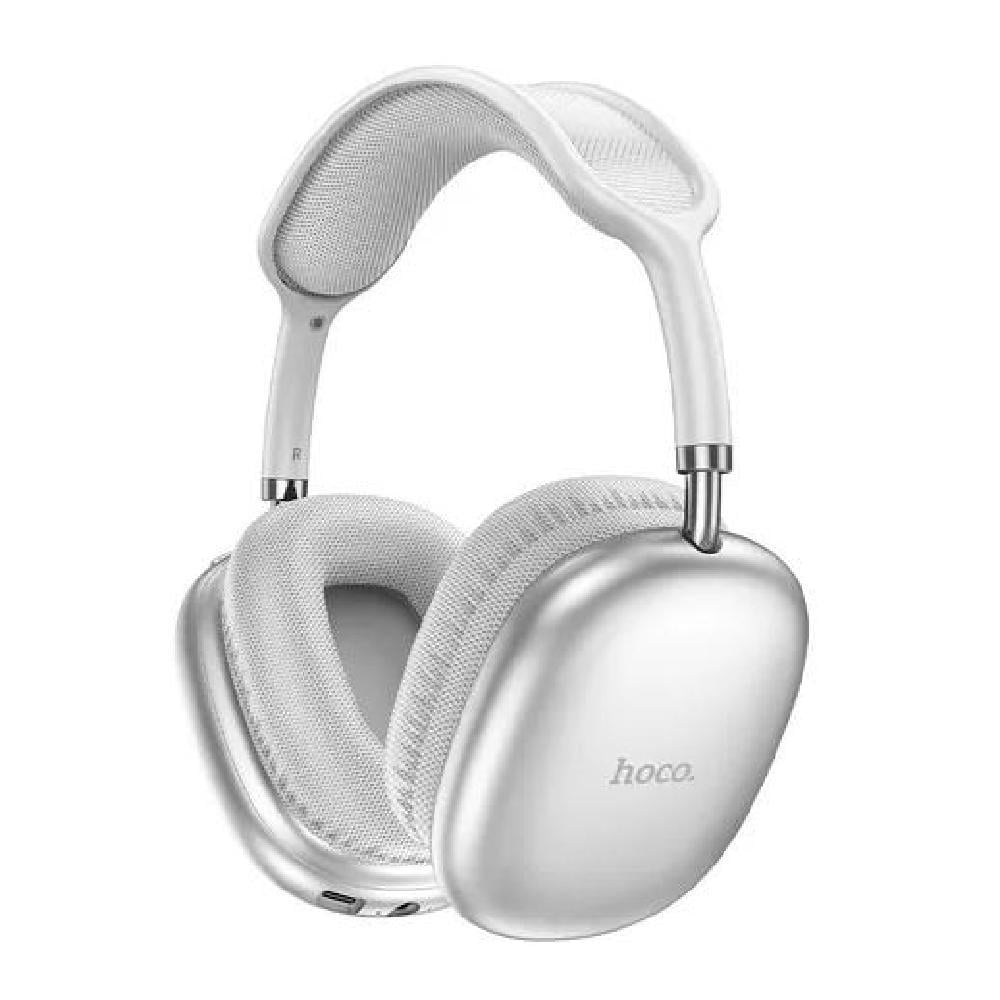 AUDÍFONO BLUETOOTH HOCO W35 AIR 45HRS PARA IPHONE O ANDROID PLATA - 1