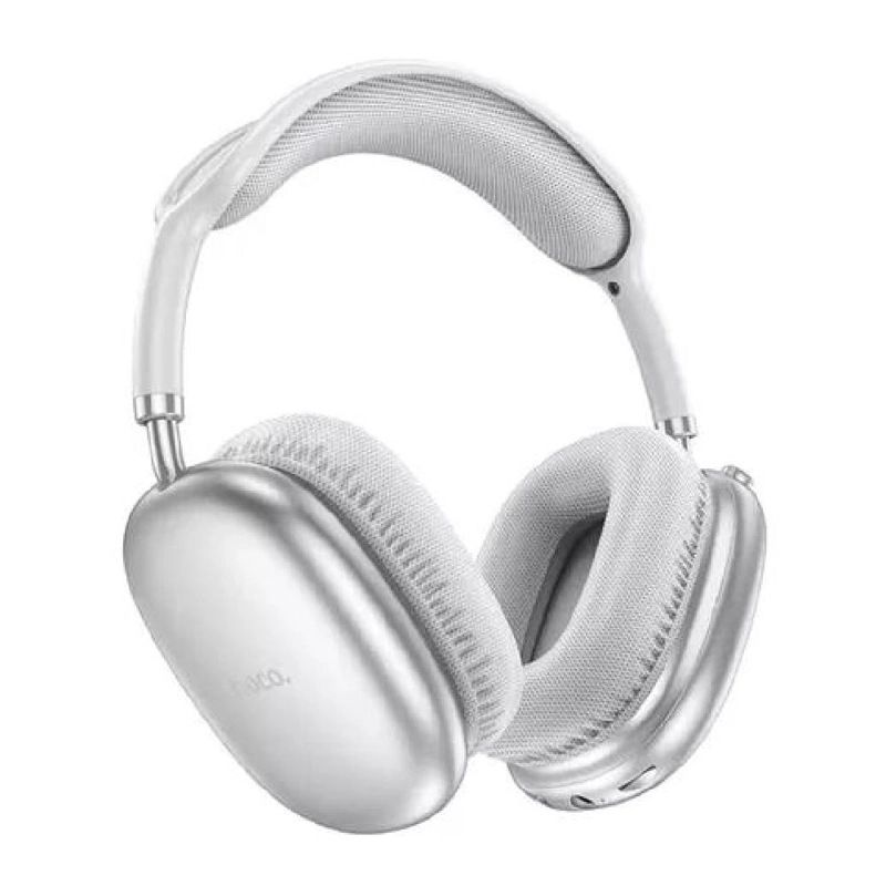 AUDÍFONO BLUETOOTH HOCO W35 AIR 45HRS PARA IPHONE O ANDROID PLATA - 3