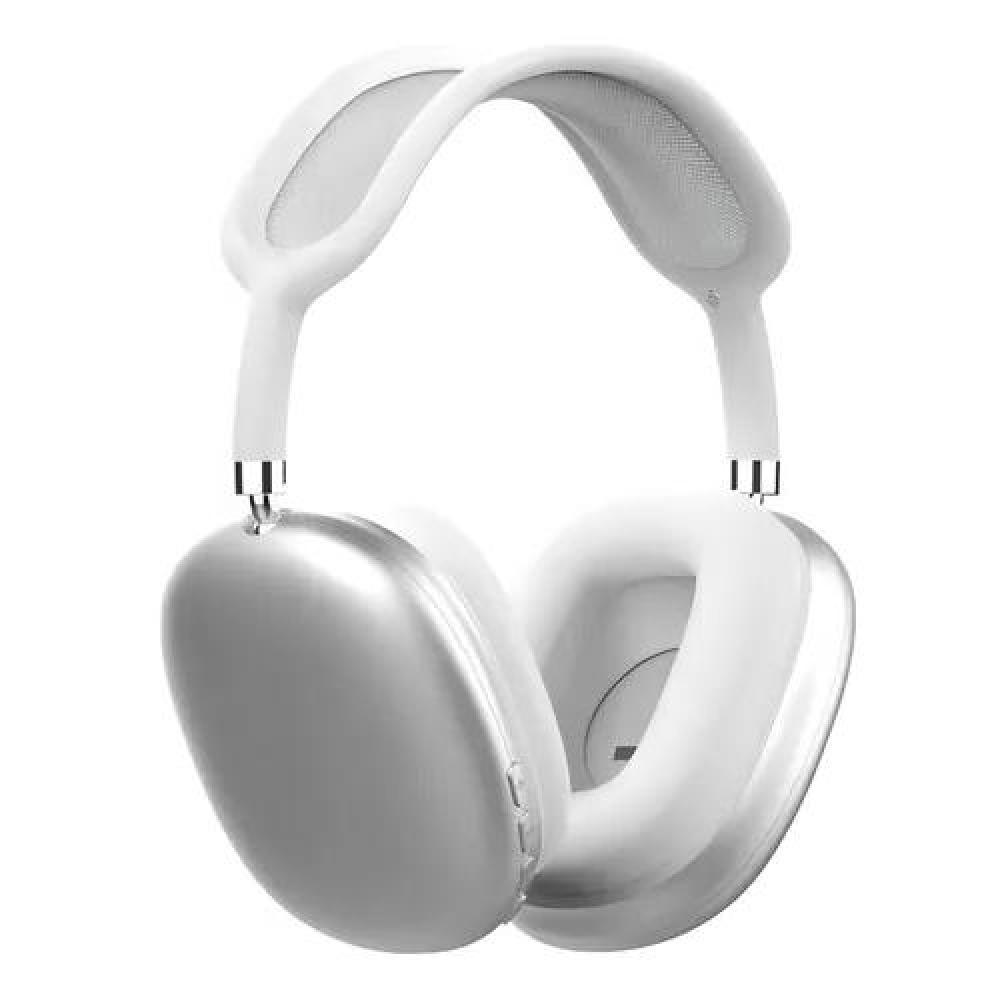 AURICULARES GAMER INALÁMBRICOS P9 PLUS PLATEADO - 2