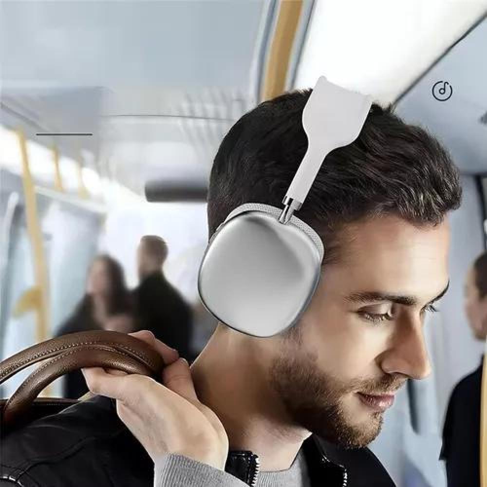 AURICULARES GAMER INALÁMBRICOS P9 PLUS PLATEADO - 5