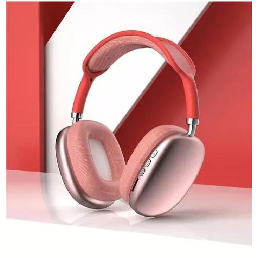AURICULARES GAMER INALÁMBRICOS P9 PLUS ROJO - 4