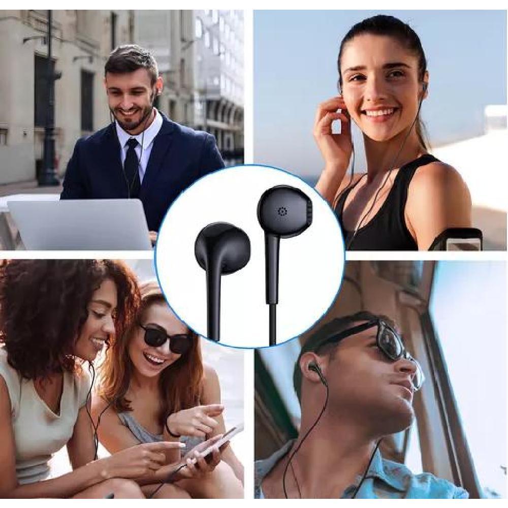 AUDÍFONOS MANOS LIBRES JACK 3.5MM 1 HORA AUT117 IN-EAR NEGRO - 8