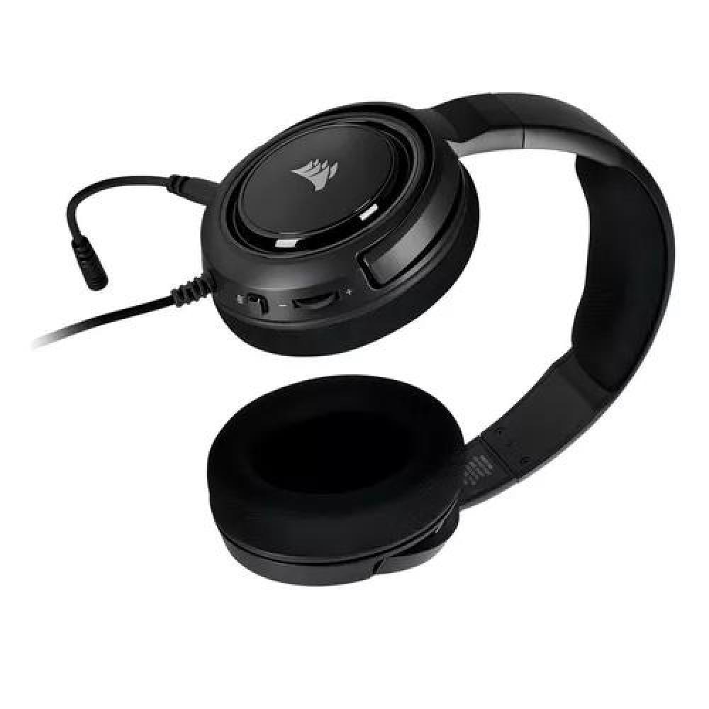 AURICULARES GAMER CORSAIR HS35 STEREO CARBON NEGRO - 3