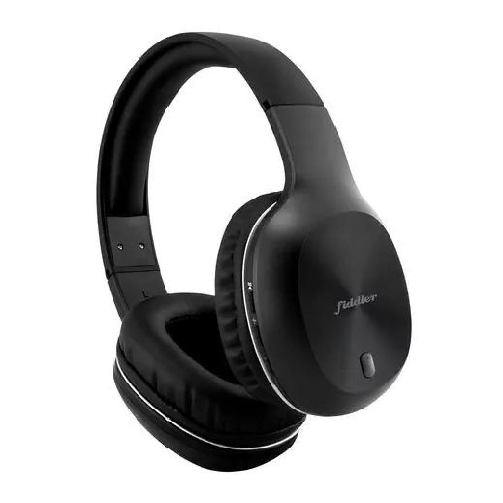 AUDÍFONOS BLUETOOTH ON-EAR FIDDLER CON MANOS LIBRES NEGRO - 1