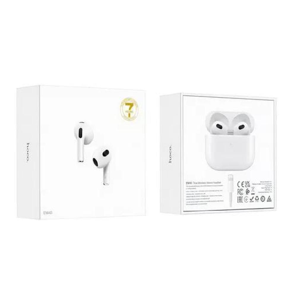 AUDÍFONOS INALÁMBRICOS 3RA GENERACIÓN BT5.3 HOCO EW43 7HRS BLANCOS - 3