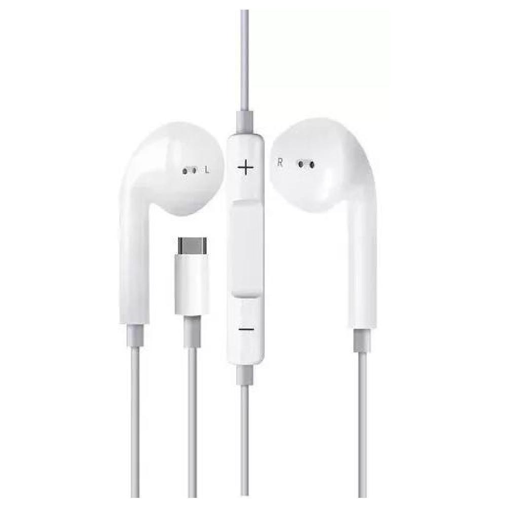 AUDÍFONOS CON ENTRADA TIPO C DE EXCELENTE CALIDAD BLANCO - 4