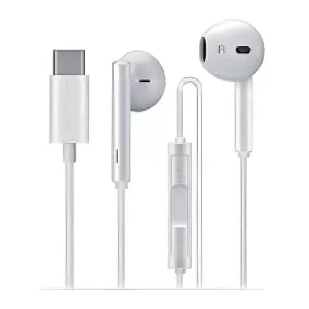 AUDÍFONOS CON ENTRADA TIPO C DE EXCELENTE CALIDAD BLANCO - 6