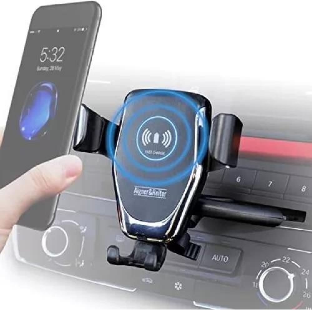 CARGADOR INALÁMBRICO CELULAR AUTO 10W SOPORTE CARGA RÁPIDA - 3