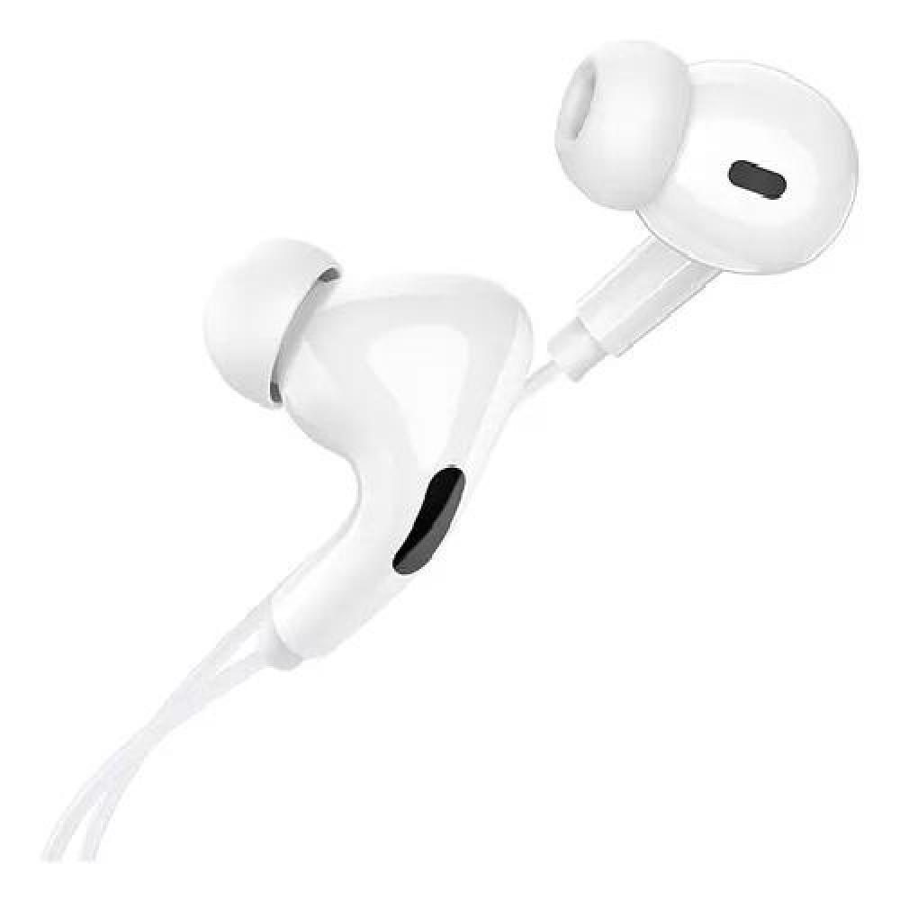 AUDÍFONOS DIGITALES HOCO TIPO C CON CONTROL DE VOZ BLANCO - 2