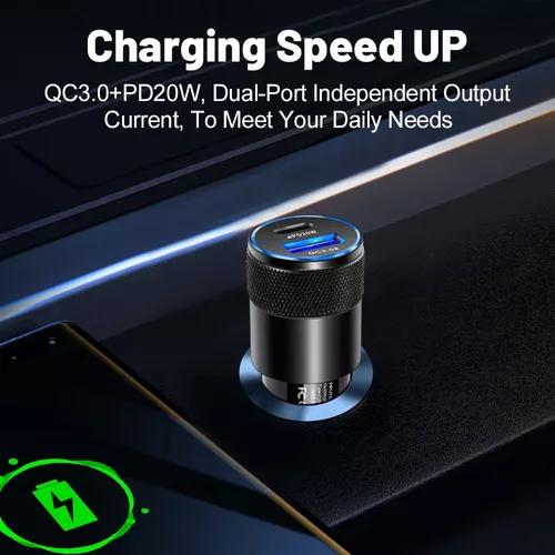 CARGADOR UNIVERSAL AUTO CAMIÓN USB-C CARGA RÁPIDA 3.0 PD 38W - 4