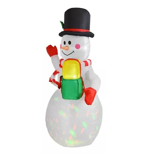 MUÑECO DE NAVIDAD HOUZER MKZ-MUNENIEVE150 MULTICOLOR 150 CM X 65 CM X 100 CM - 4