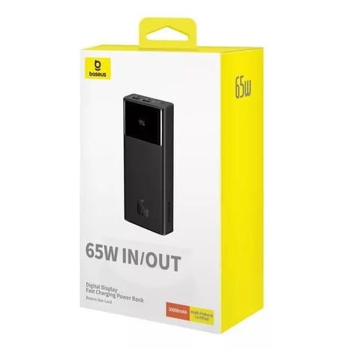 POWER BANK BASEUS PARA MACBOOK Y TABLET 20000 MAH 65W NEGRO - 4