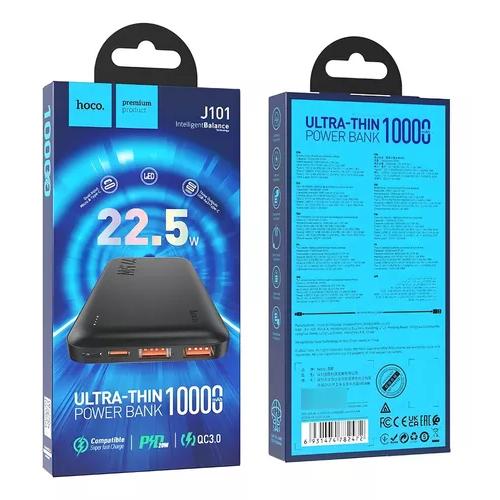 POWER BANK HOCO 10,000 MAH, 22.5W, CARGADOR PORTÁTIL, COLOR NEGRO - 3