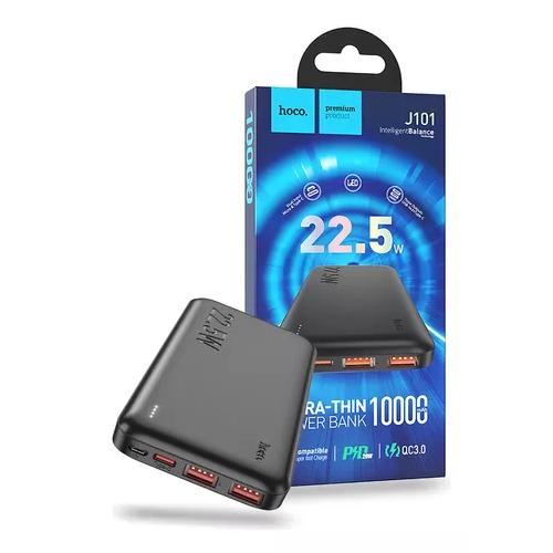POWER BANK HOCO 10,000 MAH, 22.5W, CARGADOR PORTÁTIL, COLOR NEGRO - 4