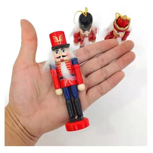 X4 CASCANUECES NAVIDEÑOS ADORNOS PARA ÁRBOL DE NAVIDAD MULTICOLOR - 5