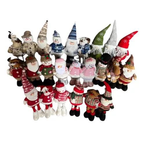 PACK X3 MUÑECOS NAVIDEÑOS PATA LARGA PASCUERO, MONO NIEVE MULTICOLOR - 2
