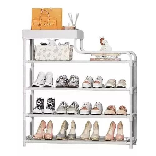 ORGANIZADORES ZAPATOS Y ROPA 5 NIVELES ARMABLES BLANCO - 1
