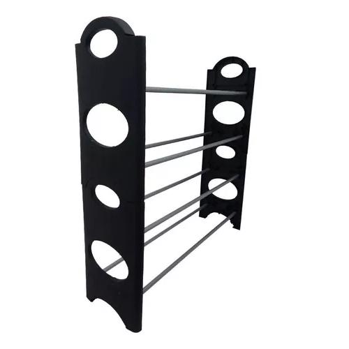 RACK ZAPATERA ORGANIZADOR 12 PARES 4 NIVELES NEGRO - 2