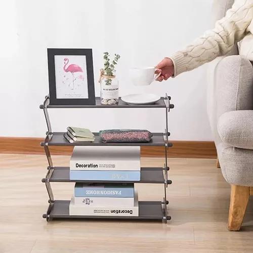 ORGANIZADOR ZAPATOS Z 8 PARES GRIS - 5