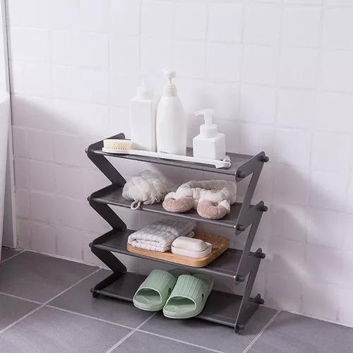 ORGANIZADOR ZAPATOS Z 8 PARES GRIS - 6