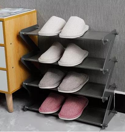 ORGANIZADOR ZAPATOS Z 8 PARES GRIS - 7