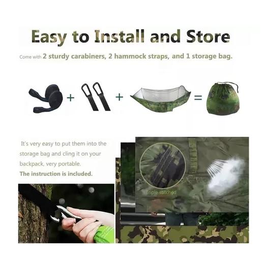 COLGANTE PARA ACAMPAR AL AIRE LIBRE CON MOSQUITERA - 5