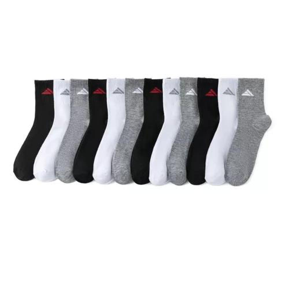 PACK DE 12 CALCETINES LARGOS DE BAMBÚ PARA HOMBRE, DEPORTIVOS, MULTICOLOR, TALLA 39-44 - 5
