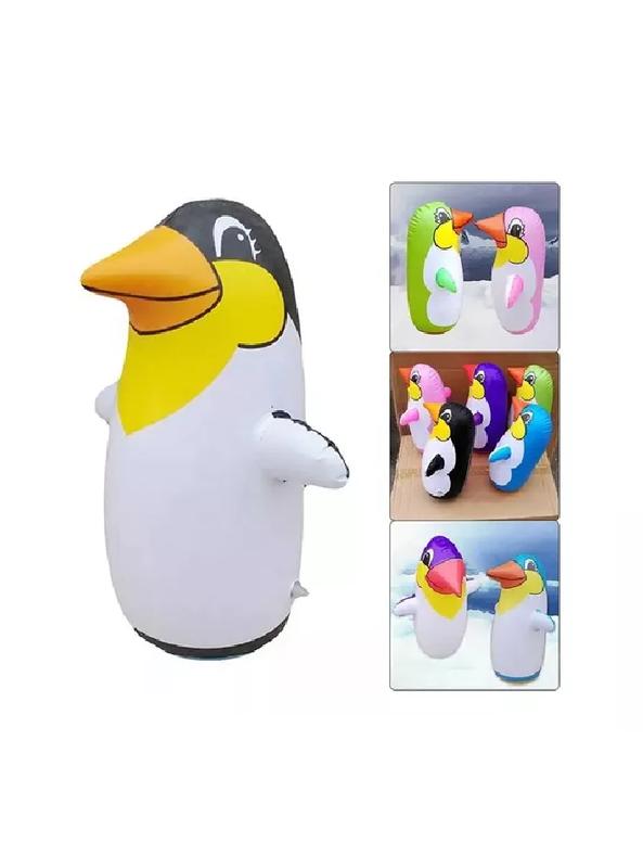 PINGÜINO JUGUETE PORFIADO INFLABLE VERANO MULTICOLOR - 2