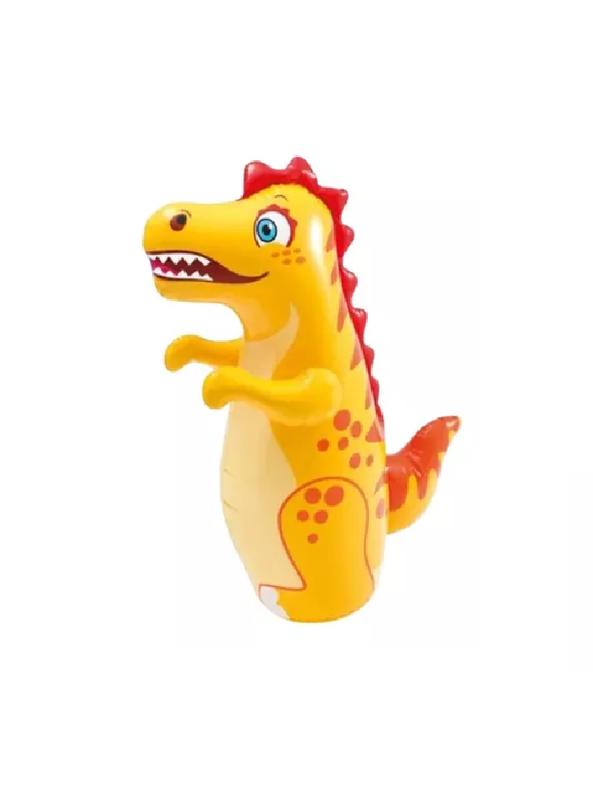 INFLABLE MONO PORFIADO DINOSAURIO AMARILLO - 2