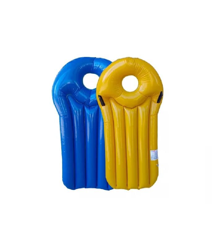 FLOTADOR INFLABLE TABLA CAMA PISCINA PLAYA VERANO AMARILLO - 2