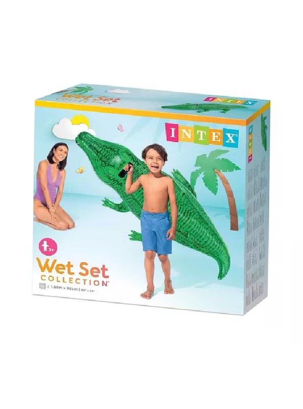 INFLABLE LAGARTO MONTABLE VERDE - 3
