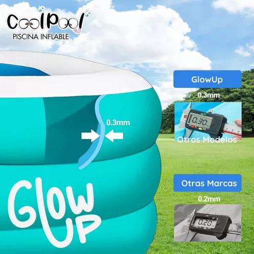 PISCINA INFLABLE GLOWUP + INFLADOR 210X150X65 CM - 6