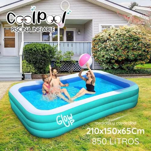PISCINA INFLABLE GLOWUP + INFLADOR 210X150X65 CM - 7