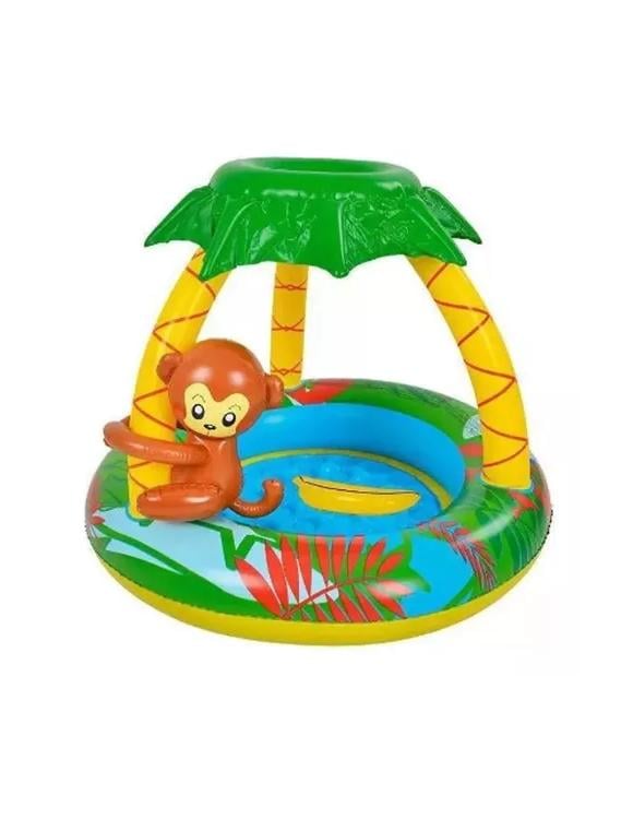 PISCINA BEBESIT INFANTIL INFLABLE SELVA PARASOL BE SPLASH MULTICOLOR - 1