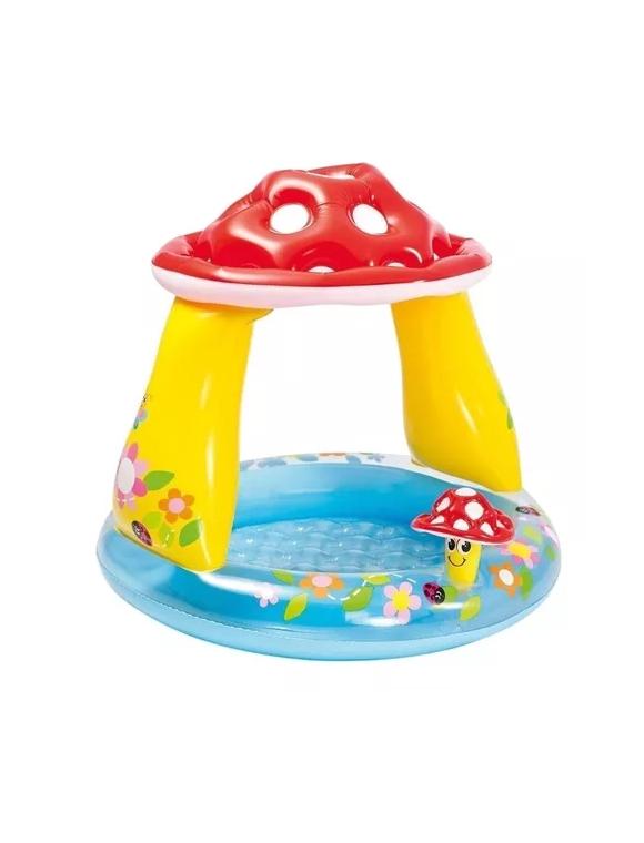PISCINA INFLABLE CHAMPIÑÓN MULTICOLOR - 1