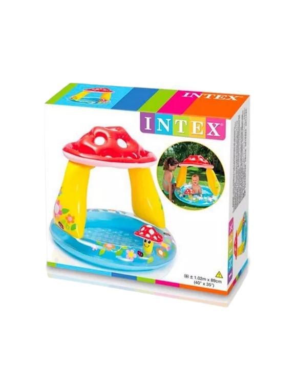 PISCINA INFLABLE CHAMPIÑÓN MULTICOLOR - 2