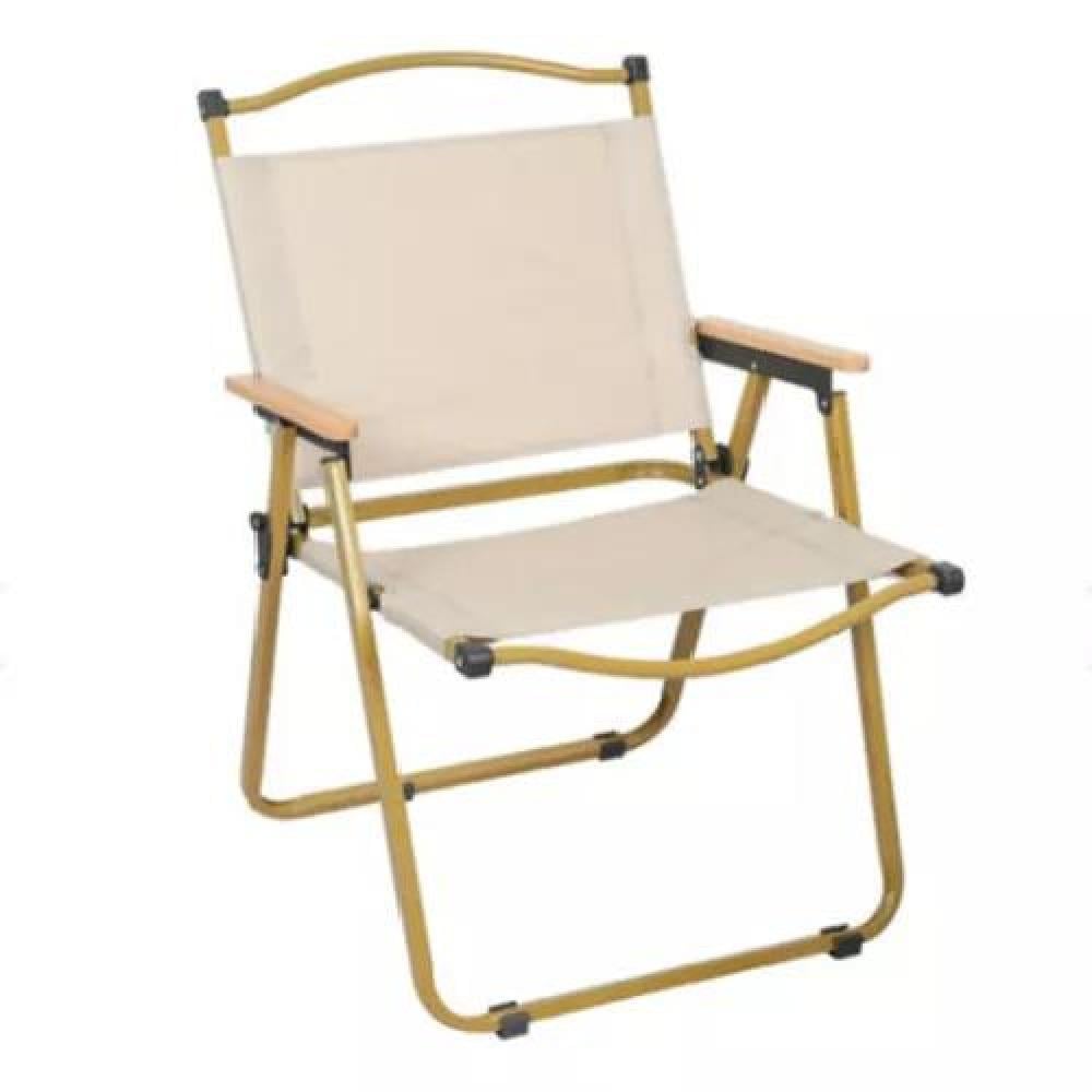 SILLA KERMIT PLEGABLE PORTÁTIL PARA CAMPING Y PESCA CREMA - 1